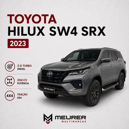 TOYOTA HILUX SW4 2.8 D-4D TURBO DIESEL SRX 4X4 AUTOMÁTICO TOYOTA HILUX SW4 2.8 D-4D TURBO DIESEL SRX 4X4 AUTOMÁTICO